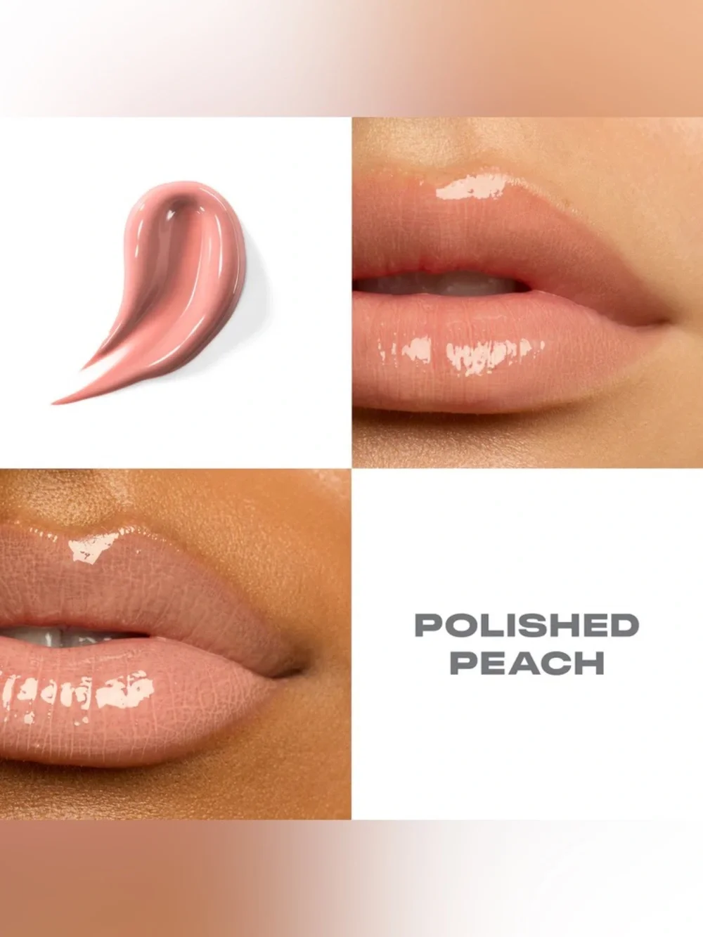 MORPHE DRIPGLASS GLAZED HIGH SHINE LIP GLOSS Glossed Peach